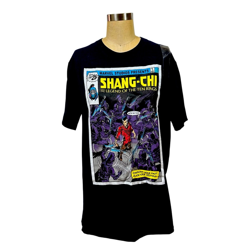 NWT Marvel Studios Shang-Chi Legend TEN RINGS size Large collector’s  T-shirt